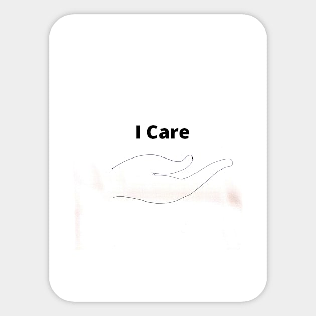 I Care Sticker by Gnanadev